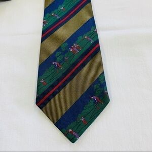𝅺FRANCESCO Smalto “Golfing” Silk Necktie